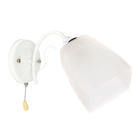 Бра N2260/1W WT+CH E27 1*40Вт (200*280*150)  VERNER LIGHTING *1