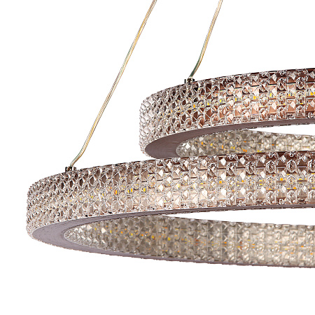 Люстра 9200(9238)/240W coffee  600+400 мм 3 реж., пульт S=20м2  VERNER LIGHTING *1