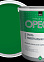 Эмаль акриловая зеленая 1 кг Ореол *1/6/336