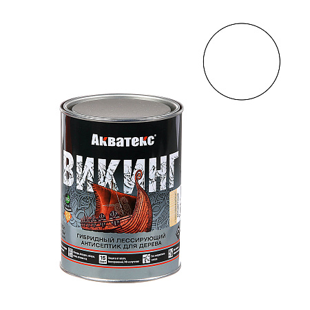 Антисептик для дерева гибридный лессирующий бесцветный 0,75 л Акватекс ВИКИНГ *1/6/576