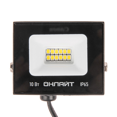 Прожектор светодиодный 10Вт 6,0K IP65 холодный Онлайт OFL-10-6K-BL-IP65-LED 71688 *1/50/80