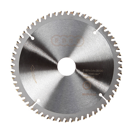 Диск пильный 185*30/20мм 56 зубьев по ламинату (810010033)  EDGE PATRIOT *1/10