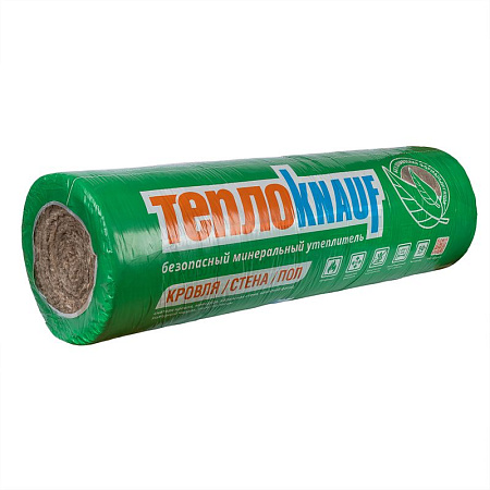 Теплоизоляция "ТеплоKNAUF КРОВЛЯ/СТЕНА/ПОЛ" РУЛОН (6148*1220*50*2/15м2 0,75м3) *4/32