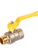 Кран шаровый 1/2" (Ø15) ГАЗОВЫЙ М/П ручка GAZ LD Pride 47.15. (аналог ЖЗ47) *1/17