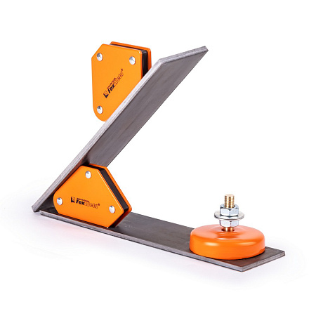 Приспособление для сварки: угольник магнитный2шт/клемма заземления магнитная1шт  MULTI-3 FoxWeld*1/6