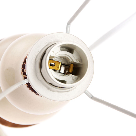 Лампа настольная 22016-0.7-01ZT (керамика+абажур)  *1/36