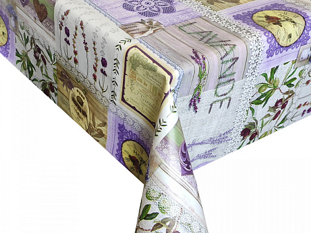Клеёнка на нетканой основе "Carnelia" "Лаванда" шир.1,4м CL-2150 *20