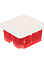 Коробка распаячная СП 92х92х40мм крышка IP20  TDM SQ1402-1001 инд. штр-код *1/126