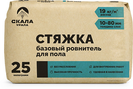Стяжка для пола 25кг СКАЛА УРАЛА *56