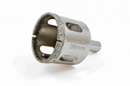 Коронка по стеклу/керамика  36мм алмазная (KAC036056301) Novocraft *1/30