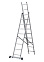 Лестница многофункциональная складная алюм. 3х 9ступ.,общ.дл.5,52м,max н.120кгNV1230 1230309 "НВ" *1