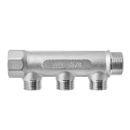 Коллектор 3 выхода 3/4"(Ø20) х 1/2"(Ø15) М/П/П/П/П MPF (ИС.071057) MP-У *1/5/30