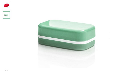 Мыльница пластм. "дорожная" 110х70х38мм арт.417 ("Полимербыт") *1/70