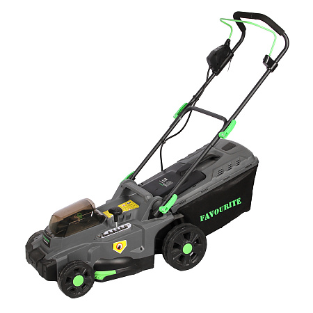 Газонокосилка аккумуляторная 21В+21В шир/выс скаш 37см/25-75мм травосборник 35л OBS 21W FAVOURITE *1