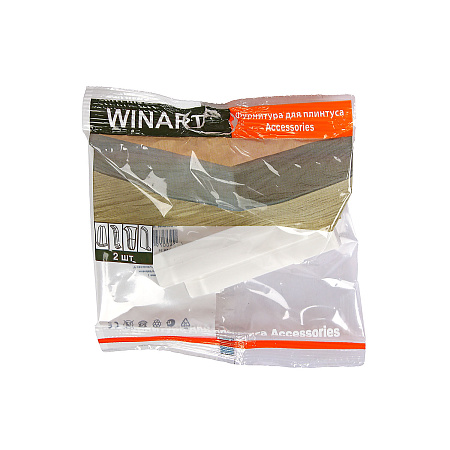 Соединитель Winart  318 Белый матовый 80ММ (уп.2шт) *25
