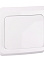Выключатель "Этюд" СП 1кл. белый с подсветкой ВС10-005В  *10/20