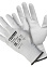 Перчатки рабочие полиэстер, с полиуретановым обливом, Белые, р-р 9(L) PSV036P "Fiberon"  *12/120