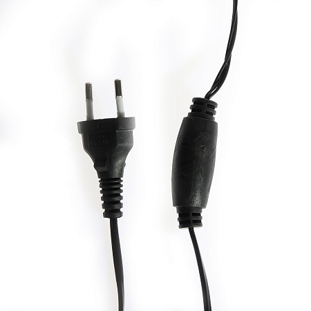 Гирлянда Нить 10м 100LED Шарики d=1,5см бел-син мигает т/нить 220V IP44 1080045 *1/50