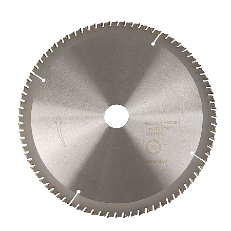 Диск пильный 250*30/25,4мм 80 зубьев по ламинату (810010036) EDGE PATRIOT *1/10