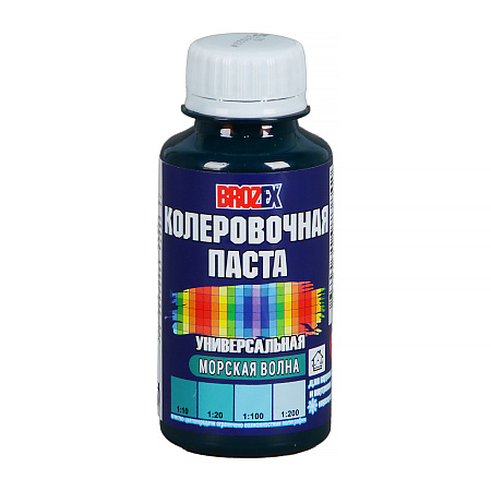 Колер паста морская волна №15 0,1 л BROZEX *6/108