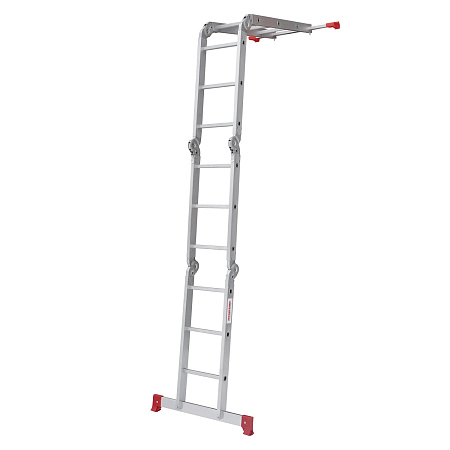 Лестница многофункциональная трансформер алюм. 4х3ступ.,общ.дл.3,48м,max нагр150кг 2320403 "НВ"*1