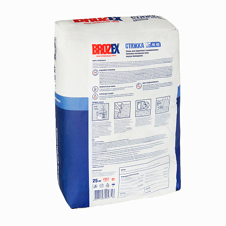 Стяжка для пола NF 40 (М-200) 25кг BROZEX *1/56
