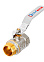 Кран шаровый 3/4" (Ø20) М/П ручка СТМ (СТАНДАРТ) CWFMH034 (аналог ЗФ775) *1/12/96