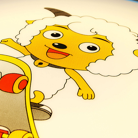 Светильник светодиодный акриловый 400мм 48W 8103/24W*2 02 BLU голубLED3р(т.и х.свет,смеш)S=10м2VERNER LIGHTING *1/10