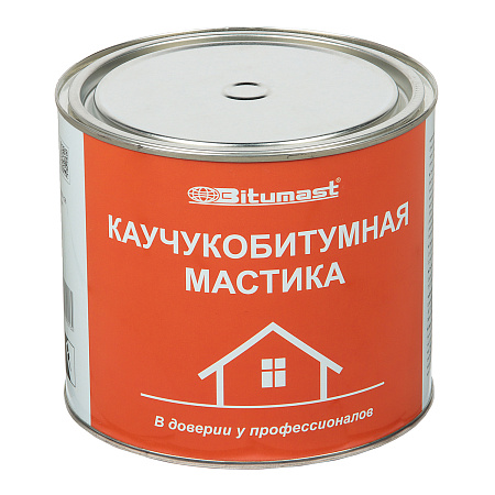 Мастика каучукобитумная  2 л/ 1,8 кг BITUMAST *1/6/240