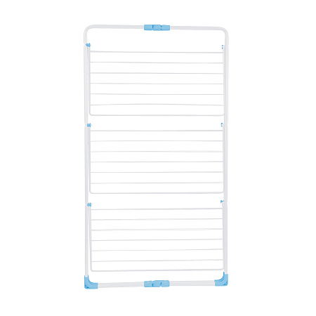 Сушилка для белья напольная 3-х уровн. "Ника" дл.суш.пол.30м выс.1,35м Серебр.(Белый) СБВ1 *1/2