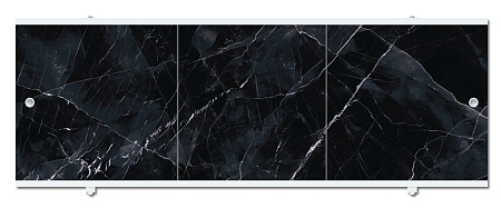 Экран под ванну "Премиум А" (АЛЮМ. РАМА) Графитовый 1,68м *2