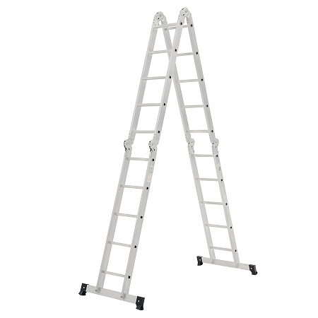 Лестница многофункциональная трансформер алюм. 4х5ступ.,общ.дл.5,4м,max нагр120кг 1320405 "НВ" *1