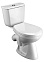 Унитаз-компакт "Бриз" эконом (арм, крепление, сидение)  WH20.2.569  Santek *1/15
