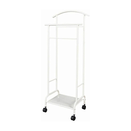 Вешалка напольная с перекладинами "Костюмная" "Римини 2м" ш.0,47м,в.1,14м,полка,Кол. Бел. ВКР2М Б *1