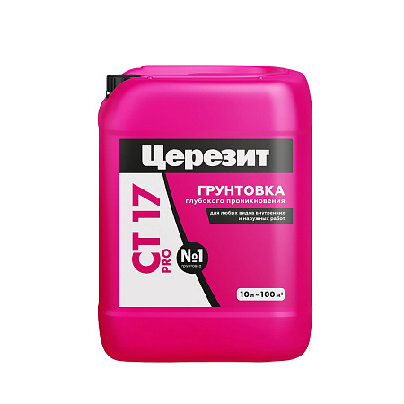 Грунтовка акриловая для внутренних и наружных работ 10л Церезит СТ17 *1/60