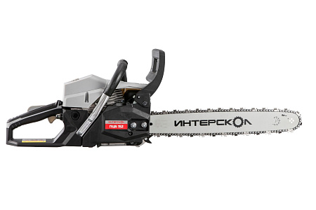 Пила цепная бензиновая 2Т 2,8л.с 52см3 шина45см цепь72зв.шаг0,325"паз1,5мм ПЦБ 152 ИНТЕРСКОЛ *1/2