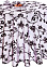 Клеёнка на нетканой основе "Dekorama" "Черные цветы на белом" шир.1,40м 117 А *20