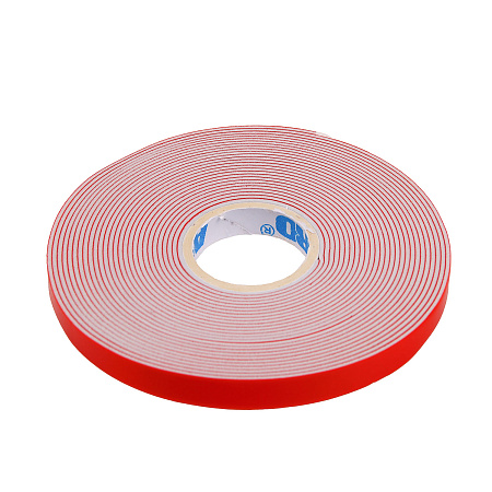 Лента клейкая двусторонняя вспененный ЭВЦ Термостойкая Белая  8мм х5м OE-08-RE "ABRO" *1/1075