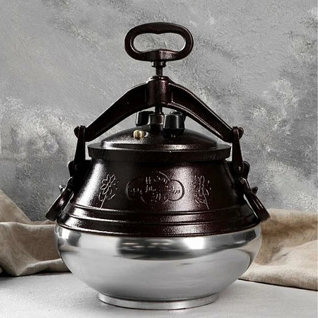 Казан алюм. "Афганский" "Скороварка" 12,0л Цветной d дна 205мм ("Rashko Baba") *1