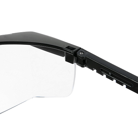 Очки защитные открытые прозрачные линзы черный кант PPG-5 PATRIOT *1/12/480