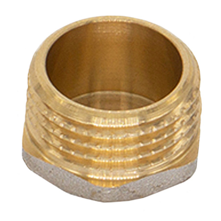 Заглушка 1/2"(Ø15) наружная резьба CTM CRCM0012 *10/450