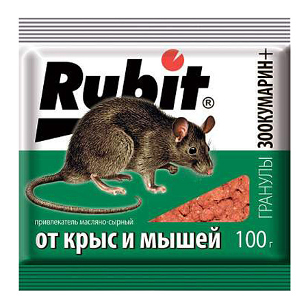 Гранулы от грызунов 100г Зоокумарин+ (Летто) *10/50