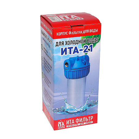 Корпус фильтра ITA 10SL 3/4'' прозрачный ИТА-21 Р  *1/12