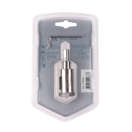 Коронка по керамограниту 25мм алмазная центрирующее сверло (676225) Rennbohr *1/20/120