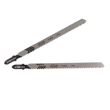 Пилки для лобзика по дереву 100мм шаг2,5мм чистый рез (2шт) Т125В арт.814010011 PATRIOT *10/50