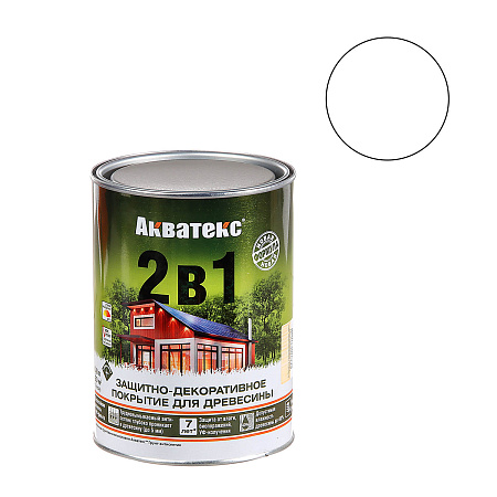 Защитно-декоративное покрытие для древесины алкидное бесцветный 0,8 л АКВАТЕКС *1/6/576