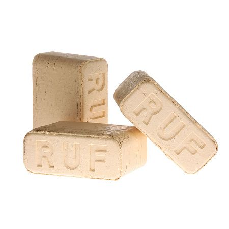 Брикет топливный RUF 10 кг (уп=12шт.) ПЫЛЬ березовый*1/96