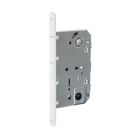 Защелка врезная п/ручку и фиксатор БЕЛЫЙ матовый БЕСШУМНАЯ 5300-MC-WC-WM Code Deco *1/40