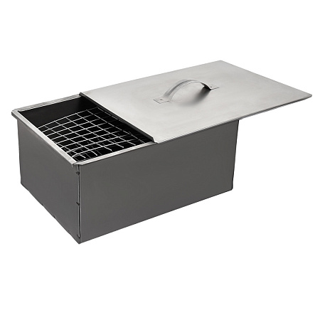 Коптильня  стальная (400х280х160мм) 2х-ярусная, толщ.металла 0.7мм BOYSCOUT (61242) *1