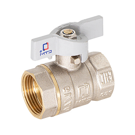 Кран шаровый 3/4" (Ø20) М/М бабочка СТМ (СТАНДАРТ) CWFFB034 (аналог ЗФ772) *1/15/120